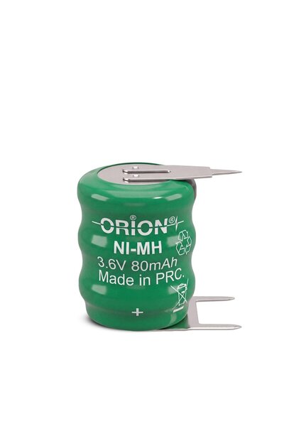 3 Bacaklı 3.6V 80mAh Ni-MH 3 Bacaklı Buton Pil