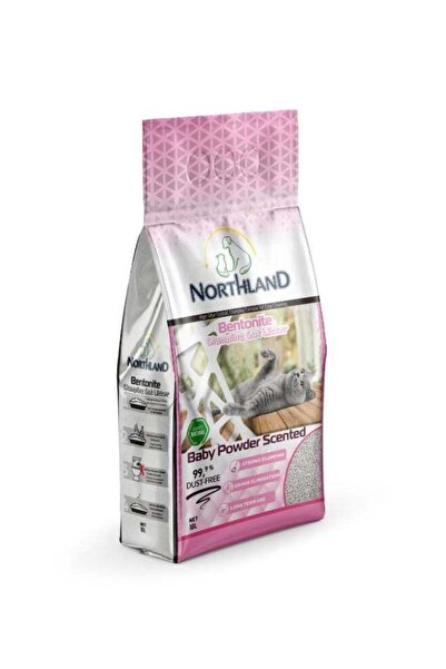 NORTHLAND Bentonite Clumping Cat Litter Baby Powder Scent 10L