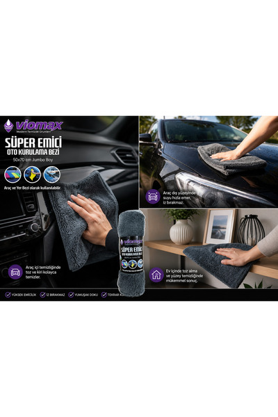 Saint Belisama Concept SUPER UPIJAJUĆA KRPA ZA SUŠENJE AUTOMOBILA - KRPA ZA Č...