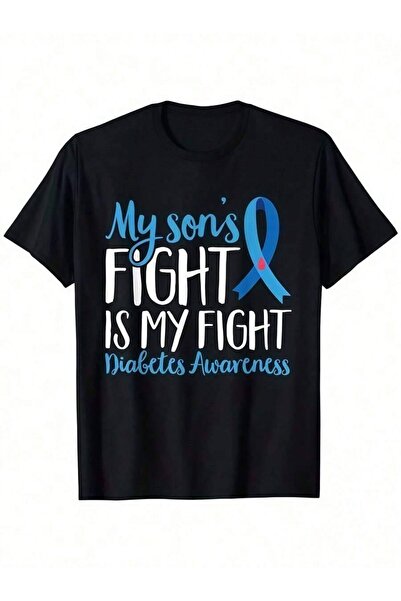 799 Men'S Type 1 Awareness T-Shirt "My Son'S Fight Is My Fight" Support Shirt...