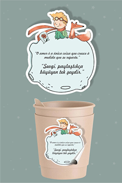 neşeli günlerim Little Prince Themed Birthday Set Stickers (20 Pieces)