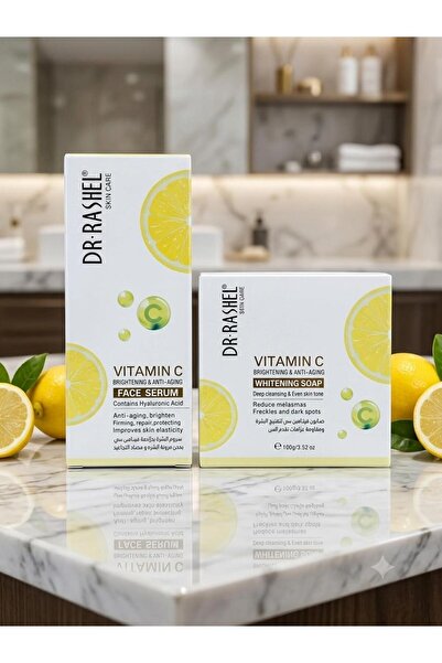 DR.RASHEL VITAMIN C WHITENING SOAP AND VITAMIN C FACE SERUM COMBO PACK