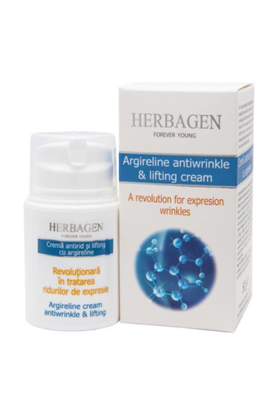 Herbagen Crema Antirid si Lifting cu Argireline Herbagen, 50g