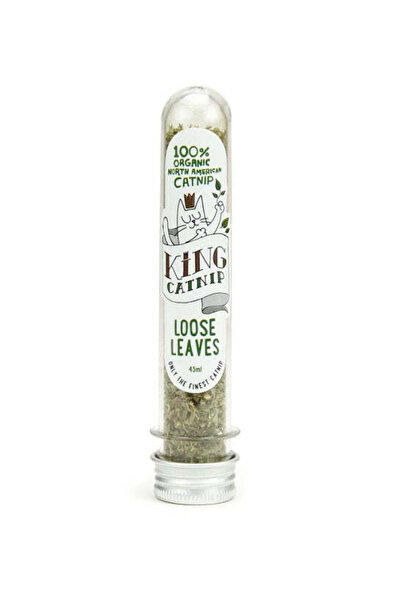 King Catnip Loose Leaves Catnip in Tube 45ml