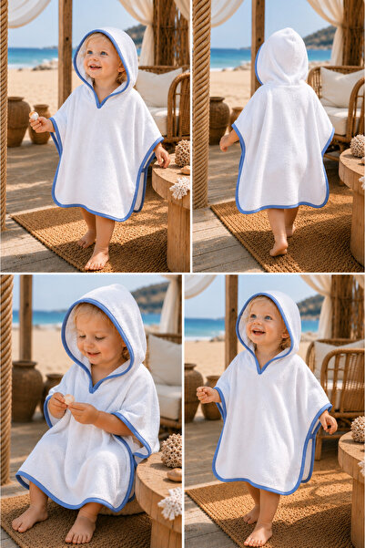 Tomuycuk 100% Cotton & Hooded Pareo Baby Bathrobe - Soft & Water-Absorbent Ba...