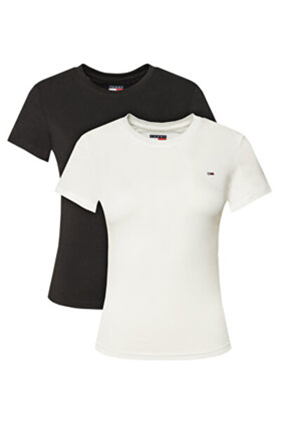 Tommy Jeans Γυναικείο Σετ 2 Μπλουζών DW0DW21366 Πολύχρωμο