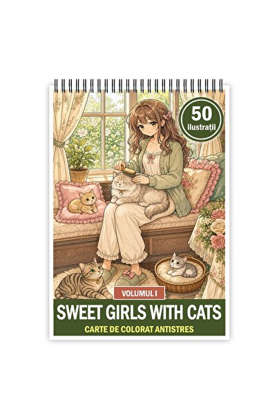 Legendary Gifts Carte de colorat, 40 de ilustrații Demonic Kitties - Volumul I