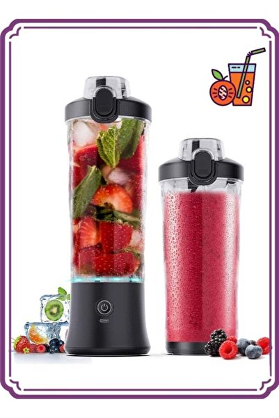 Apex Portable Blender 600ML Electric Juicer Fruit Mixers USB Rechargeable Smo...