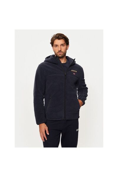 Napapijri Fleece pentru bărbați NP0A4IA81761 Bleumarin