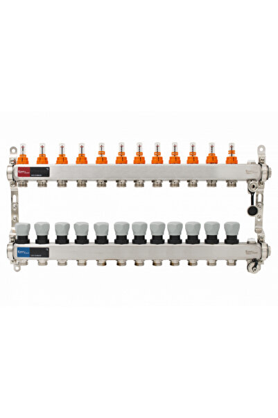 Everpower Set colector din oțel inoxidabil cu debitmetre, aerisitor manual și...