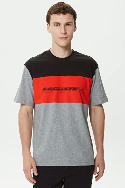 Lacoste Men's Relaxed Fit Crew Neck T-Shirt Men's Relaxed Fit Crew Neck Color...