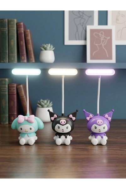 Genel Markalar USB girisli kuromi ve my melody masa lambası