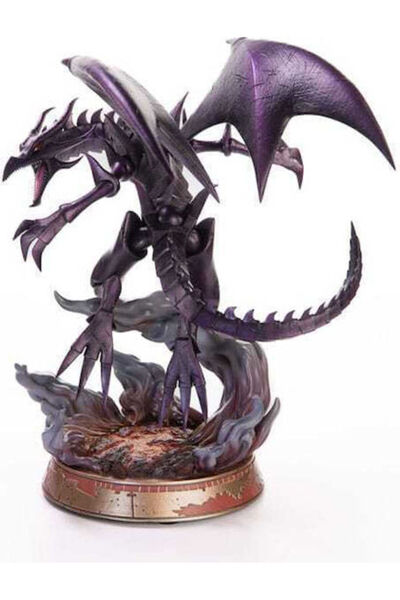 First 4 Figures Γιου-Γκι-Ο Κόκκινοφθαλμος Β. Δράκος Μωβ Χρώμα Συλλεκτική Φιγο...