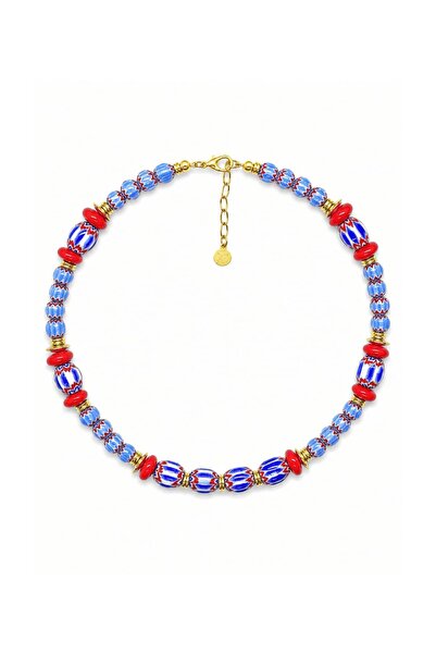 lumi atelier Crimson Voyage Altın Kaplama Kolye