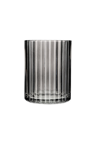 Estia Home Art ESTIA ΠΟΤΗΡΑΚΙ ΜΠΑΝΙΟΥ ALIVIO ΓΥΑΛΙΝΟ ΑΝΑΓΛΥΦΟ 7.8x10cm ΜΑΥΡΟ