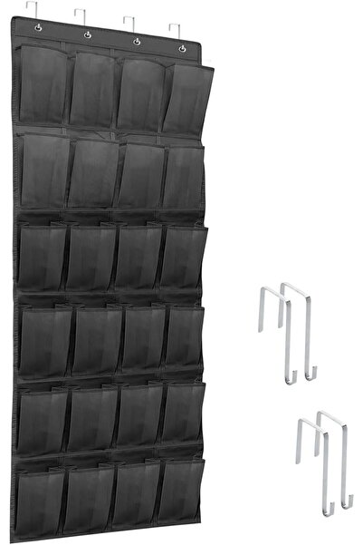 Arabest Shoe Storage Organizer,24 Large Pockets Over the Door,Hanging Shoe Ra...
