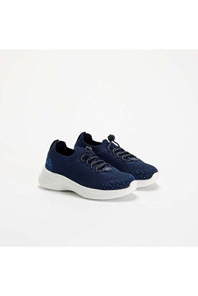 KIABI Mesh sports trainers with laces + stoppers BLUE