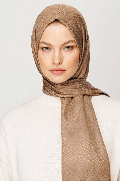 wesscollection شال نسائي منسوج من الجاكار اللامع بنمط سلسلة 75x185 سم