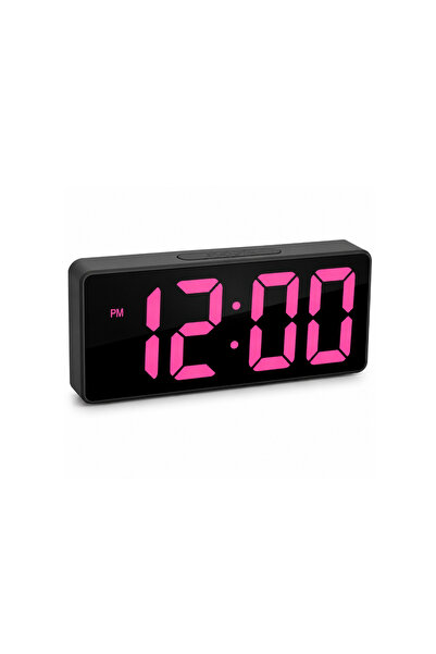 Bsr Ceas digital, LED, afisaj oglinda, functie alarma, alimentare USB/baterii...
