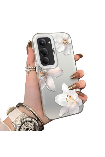 Hontinga حافظة هاتف Redmi 15 5G متوافقة مع الحواف السيليكونية الصلبة ذات الظه...