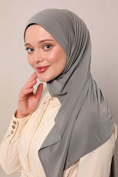 Levidor Olive Green Plain Premium Jersey Shawl