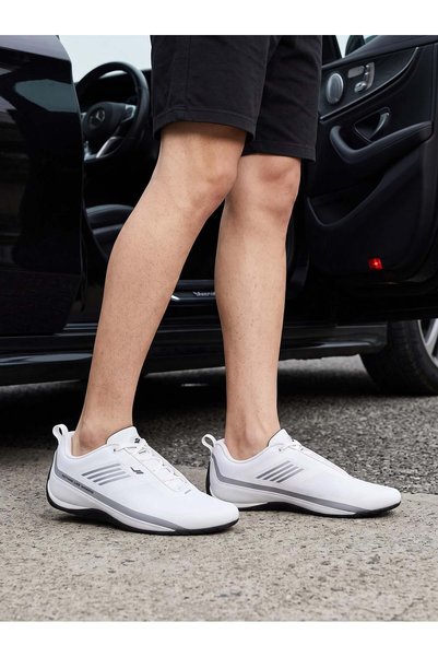 Lescon Zion 2 White Micro Fiber Men's Sports Sneakers