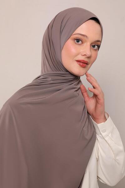 Levidor Coffee Plain Premium Jersey Shawl