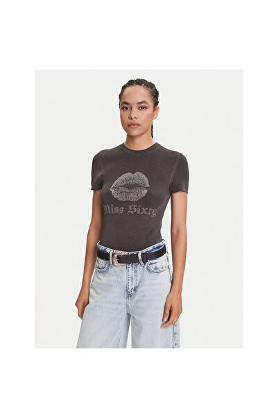 Miss Sixty Γυναικείο T-shirt 6S1RJ23100 Γκρι