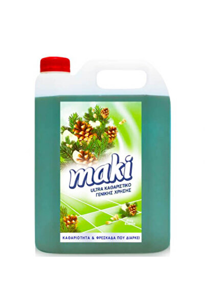Maki ΜΑΚΙ ΚΑΘΑΡΙΣΤΙΚΟ ΠΑΤΩΜΑΤΟΣ 4lit - (PINE ΚΑΙ APPLE)