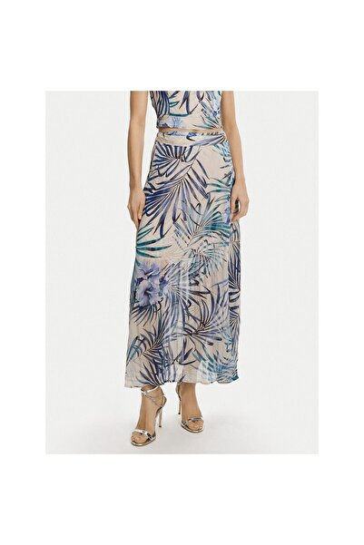Guess Fustă maxi de damă W5GD66WH9Z2 Multicoloră