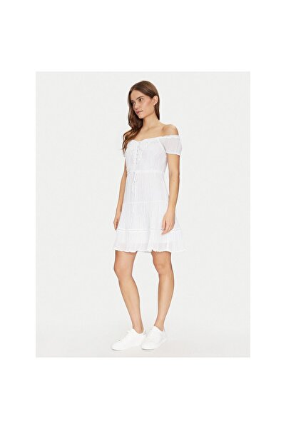 Guess Rochie de vară pentru femei W5GK0AWE340 Albă