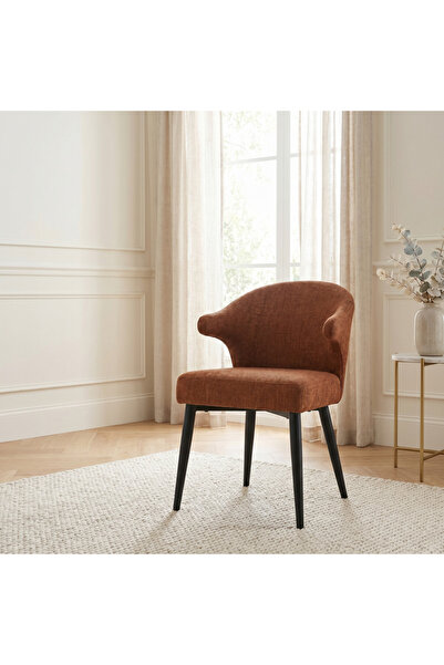 Ebticar Modern Armchair with Sleek Design and Wide Seat Upholstered in Fabric...