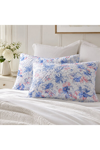 Kotonia Home Set de 2 perne matlasate - 50x70 cm, 630 g/buc, decor floral 014