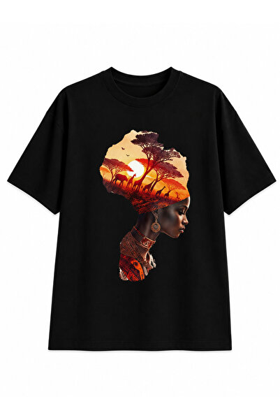 Classy Store Μπλούζα oversized από βαμβάκι με τύπωμα