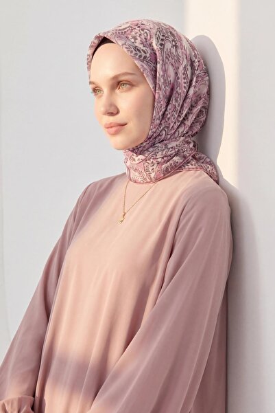 Silk Home وشاح ناعم باللون الوردي 90x90