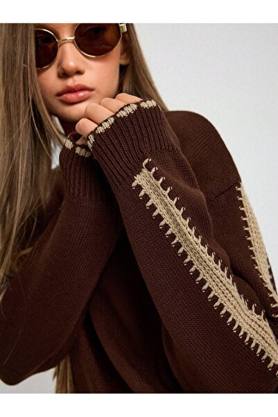 TOFAN TRİKO Bohem Oversize Knitwear Set