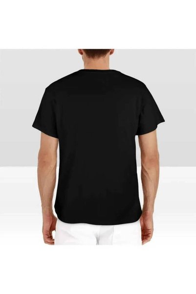 LİNA06 T-Shirt For Those With Leg Paralysis Who Cannot Easily Amputate And Use A Prosthetic Arm, Small Size, Black, Unisex, All-Season Casual Round-Neck Outdoor Personalized Short-Sleeve T-Shirt, Slightly