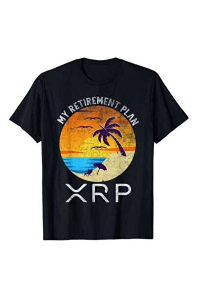 LİNA06 تي شيرت XRP Ripple Cryptocurrency My Retirement Plan Beach Vacation، 2...