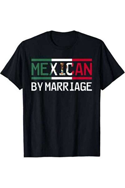 4Car تي شيرت مطبوع عليه تصميم Mexican By Marriage Design، مثالي للمشي ليلاً، ...