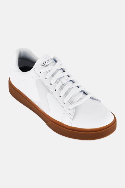 SKECHERS Men Eden Lx Remembrance Lace Up Sneakers Shoes, White