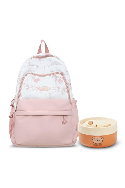 STAR BABiES 2 Piece School Combo Set - Premium Backpack & Cute Mini Food Jar
