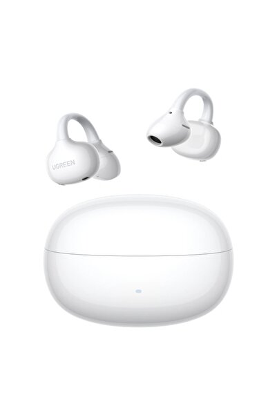 Ugreen WS218 ClipBuds Pro Căști wireless open-ear, Bluetooth 6.0, ANC, Alb