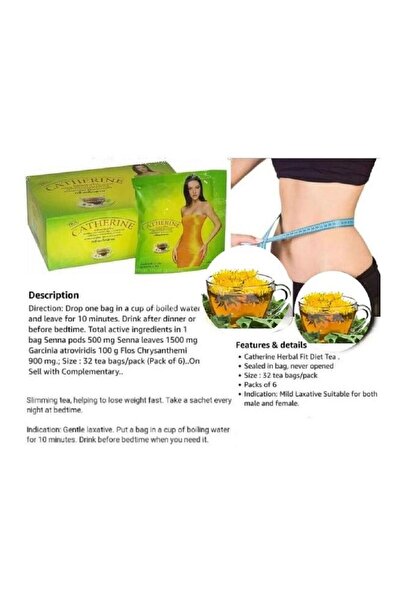 Top Choice Catherine Natural Herbal Slimming Tea for Weight Management 32 Tea...