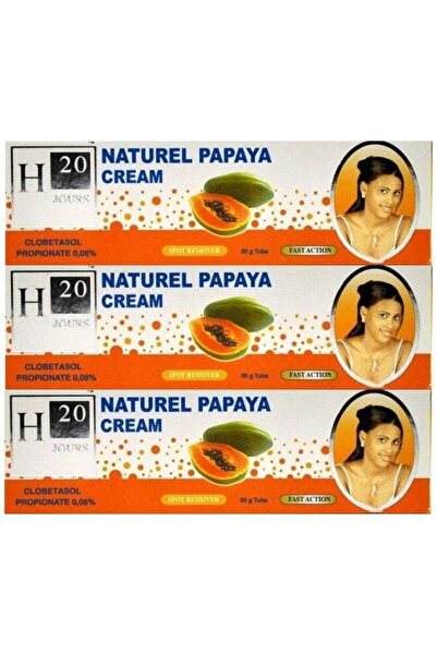 H20 Jours Papaya Fast Action Body Lightening 3 Pieces Tube Cream
