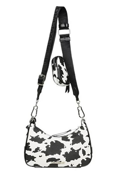 Steve Madden Дамска чанта, Стив Медън, Бвела ЧЕРЕН/БЯЛ