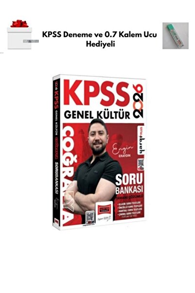 Yargı Yayınları Yargı 2026 KPSS Genel Kültür Coğrafya Çözümlü Soru Bankası + ...