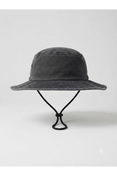 Fonem Premium 100% Cotton Washed Safari Hat - Outdoor and Camping Hat with Ch...