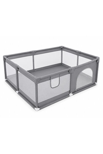 PinkBlue Tarc de Joaca 180x150x66 cm, Plasa Respirabila 360°, Cadru Metalic, ...