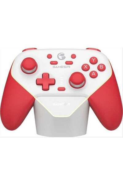 GameSir T4n Pro Ασύρματο & Ενσύρματο Χειριστήριο για Switch 2 Κόκκινο / Λευκό