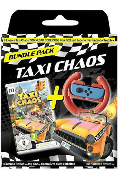 G2 Σετ Τιμονιού Taxi Chaos (Κωδικός σε Κουτί) για Switch